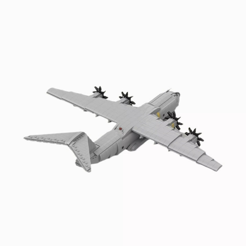 A-400M Atlas Transport Aircraft MOC Building Kit | 1:72  Military Model - 2