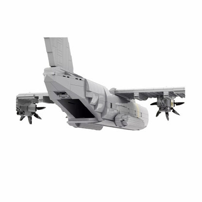 A-400M Atlas Transport Aircraft MOC Building Kit | 1:72  Military Model - 3