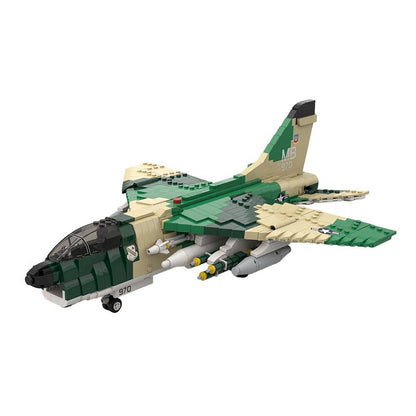 A-7D Corsair II MOC Building Kit | 1:35 Scale Aircraft Model - 1