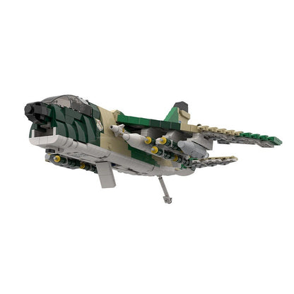 A-7D Corsair II MOC Building Kit | 1:35 Scale Aircraft Model - 4