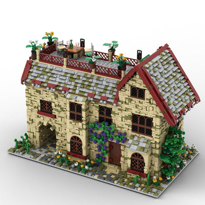 A House with An Attic Building Kit | LEGO-Compatible MOC - 3