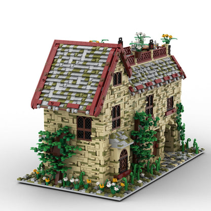 A House with An Attic Building Kit | LEGO-Compatible MOC - 4