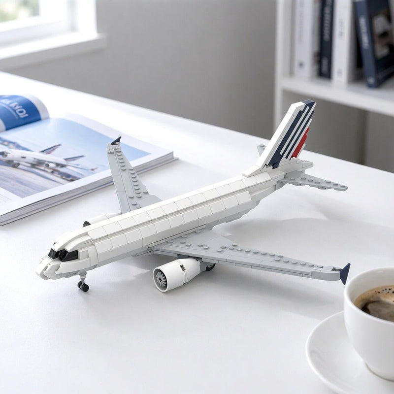 A318-100 Regional Jet MOC Building Kit | Commercial Aircraft Model - 3