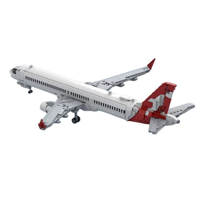 A321 XLR Narrow Body Jet MOC Building Kit | Commercial Aircraft Model - 1