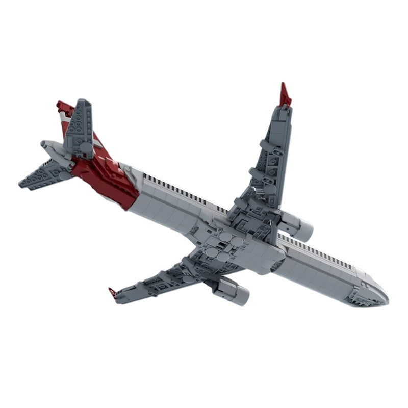 A321 XLR Narrow Body Jet MOC Building Kit | Commercial Aircraft Model - 2