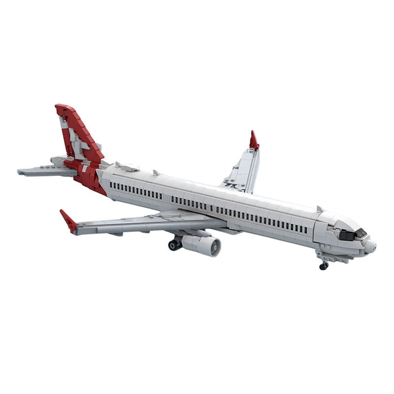 A321 XLR Narrow Body Jet MOC Building Kit | Commercial Aircraft Model - 4