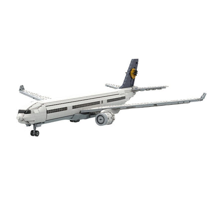 A330-300 Commercial Aircraft MOC Building Kit | 1:100 Jet Model - 7