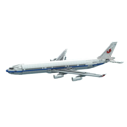 A340-300 Four-Engine Long-Haul Widebody Airliner MOC Building Kit - 1