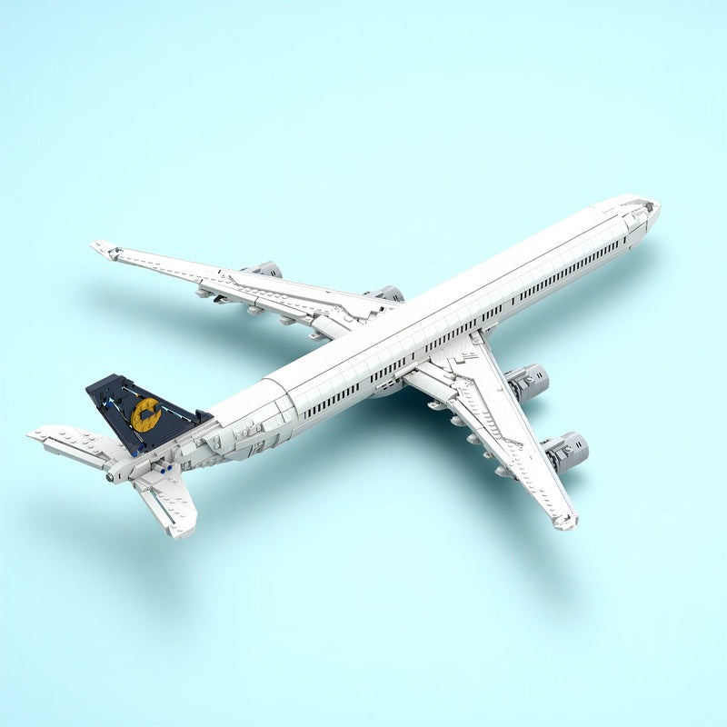 A340-600 Widebody Aircraft MOC Building Kit | Long Passenger Plane Model - 2