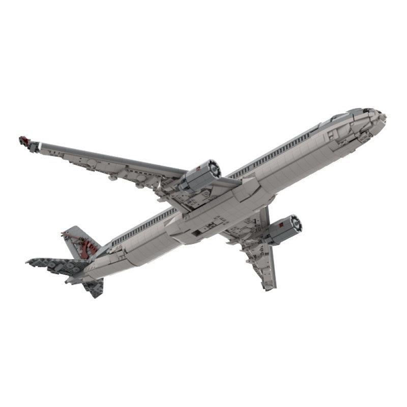 A350 Commercial Airliner MOC Building Kit | Wide-Body Aircraft Model - 2