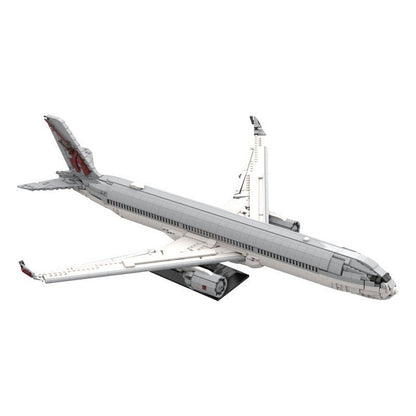 A350 Commercial Airliner MOC Building Kit | Wide-Body Aircraft Model - 4