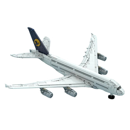 A380 Double Deck Aircraft MOC Building Kit | Widebody Plane Model - 1