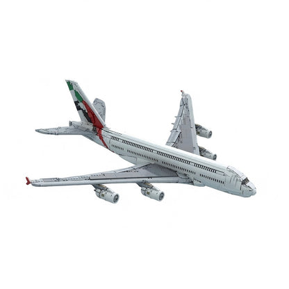 A380 Double Deck Aircraft MOC Building Kit | Widebody Plane Model - 4