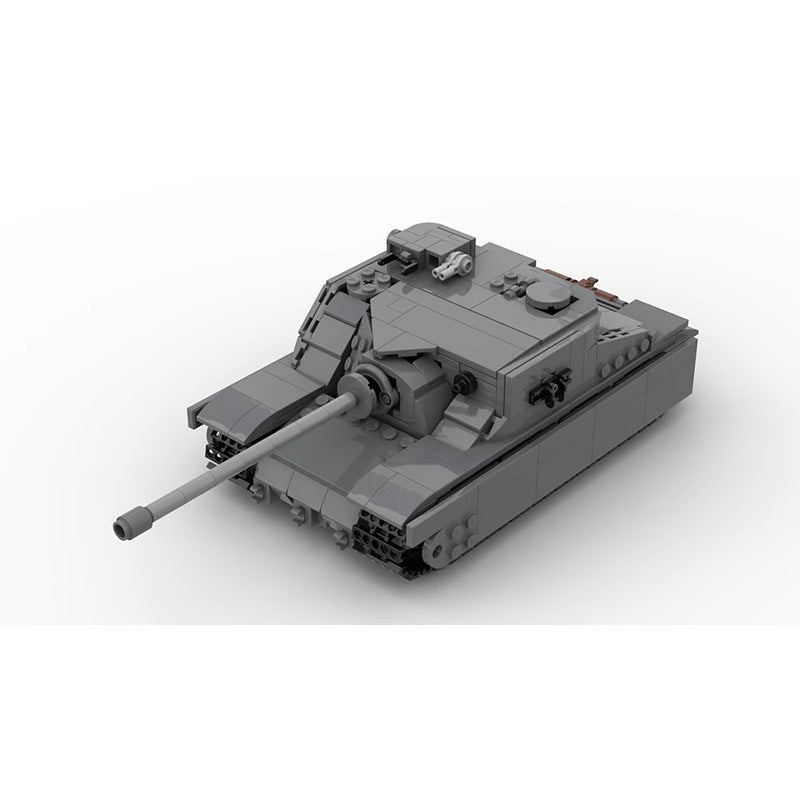 A39 Tortoise Heavy Assault Tank MOC Building Kit - British Military Model Set - 2