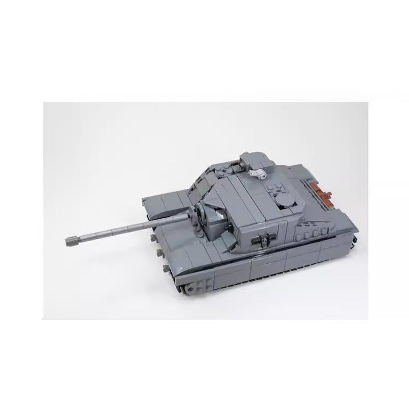 A39 Tortoise Heavy Assault Tank MOC Building Kit - British Military Model Set - 5