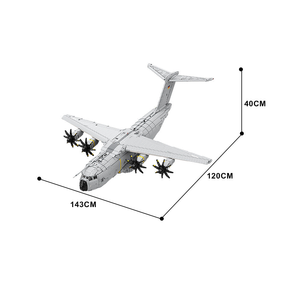 A400M Atlas Aircraft Building Kit | LEGO-Compatible MOC - 4