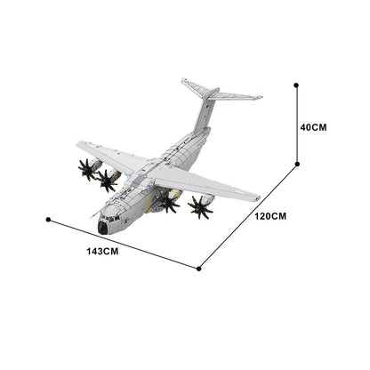 A400M Atlas Aircraft Building Kit | LEGO-Compatible MOC - 4