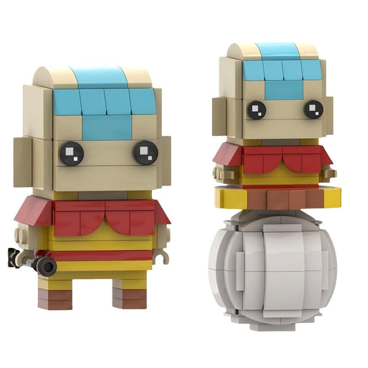 aang brickheadz bundle building kit | avatar: the last airbender | moc-63110 - 2