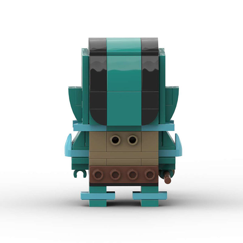 abe sapien brickheadz moc building set | lego compatible hellboy set - 5