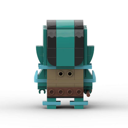 abe sapien brickheadz moc building set | lego compatible hellboy set - 5