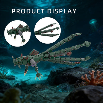 Abyssal Leviathan Dragon MOC Creature Building Kit - 1