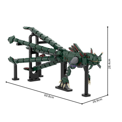 Abyssal Leviathan Dragon MOC Creature Building Kit - 2