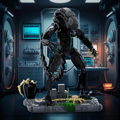 Acid-Drooling Biomechanical Alien MOC Building Kit - 2