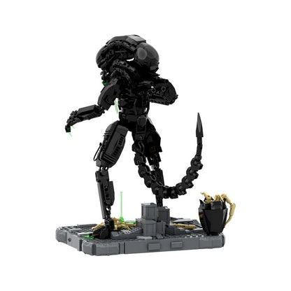 Acid-Drooling Biomechanical Alien MOC Building Kit - 6