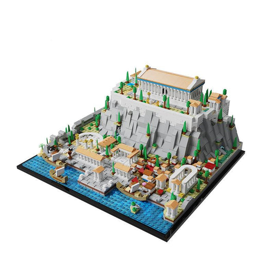 Acropolis of Athens Building Kit | LEGO-Compatible MOC - 1