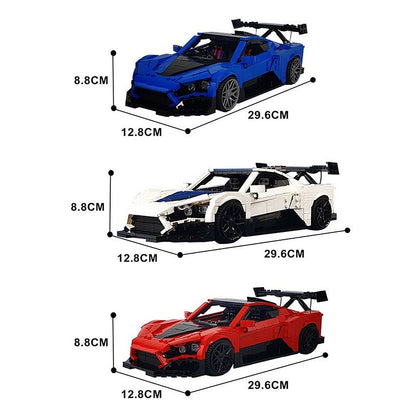 Active Aero Hypercar MOC Building Kit | 1:8 Scale Supercar Model - 2