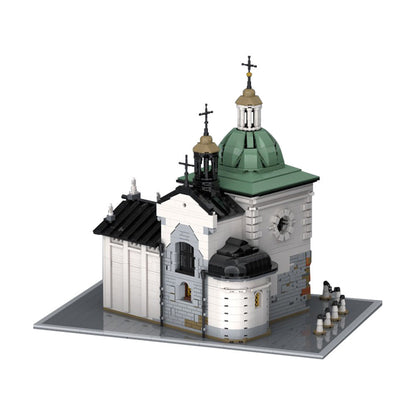Adalbert's Church Building Kit | LEGO-Compatible MOC - 5