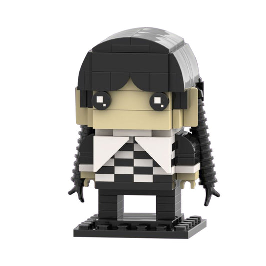 addams brickheadz | wednesday | moc-134893 - 5