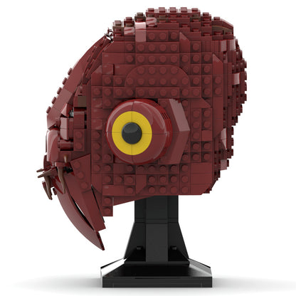 admiral ackbar head helmet building set | star wars | moc-111289 - 2