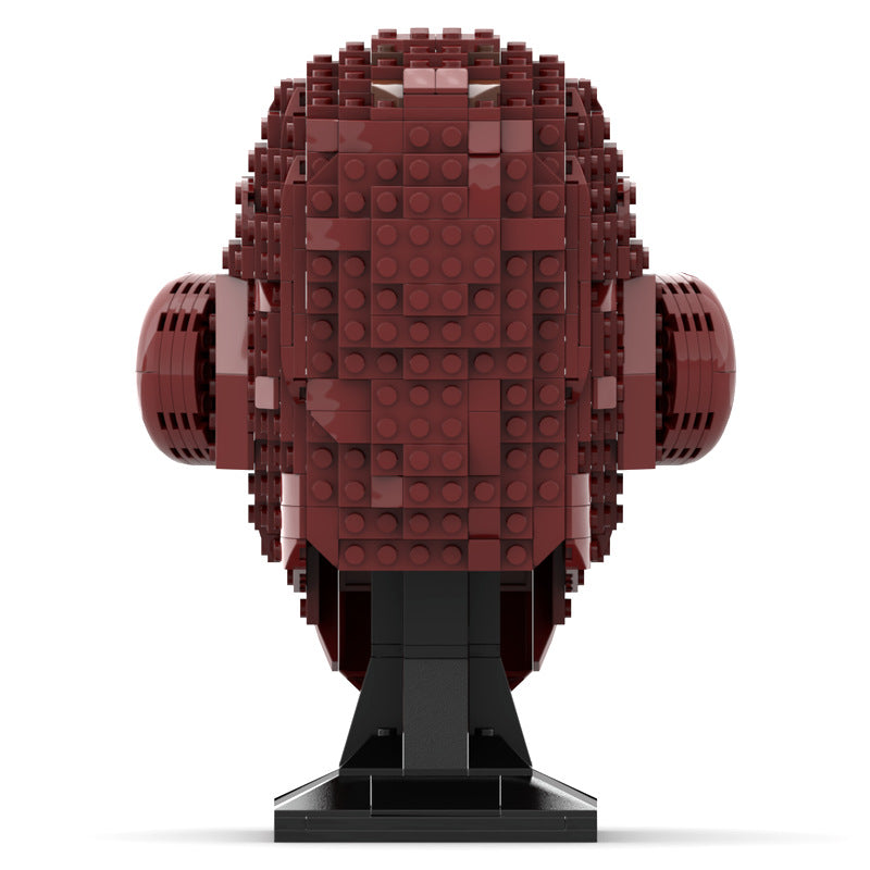admiral ackbar head helmet building set | star wars | moc-111289 - 3