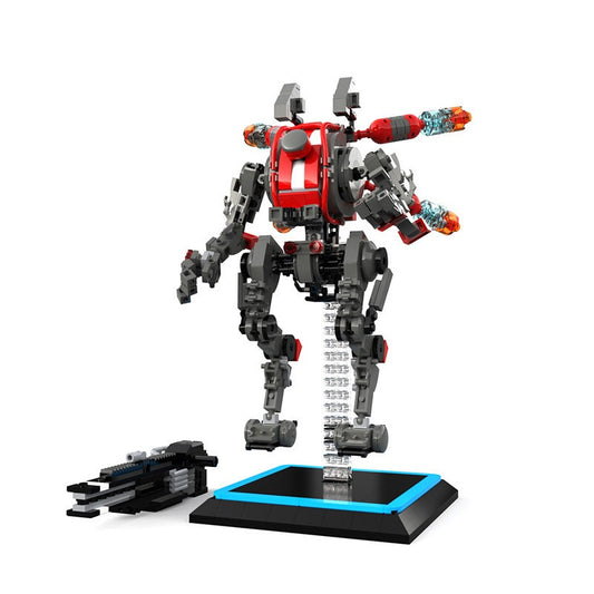 Aerial Railgun Mech Titan Sniper Robot Building Kit | LEGO-Compatible MOC - 2