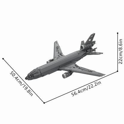 Aerial Refueling Tanker Aircraft MOC Building Kit | KC-10 Inspired Model - 4