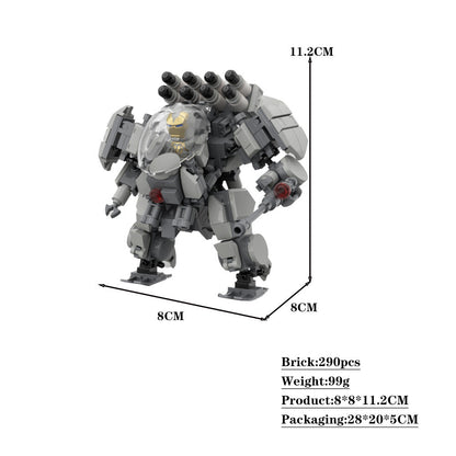 AF-01 War Robot Armor Building Kit | LEGO-Compatible MOC - 2