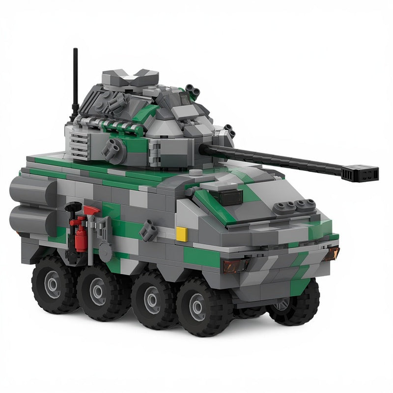AFV-25 Ursa 8x8 Armored Fighting Vehicle MOC Building Kit - 3