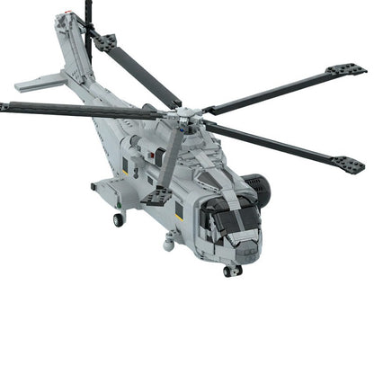 agustawestland aw-101 merlin building kit | moc-236058 - 3