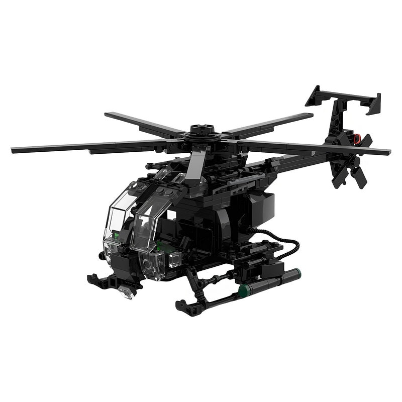AH-6 Little Bird Light Special Operations Helicopter MOC Building Kit - 1