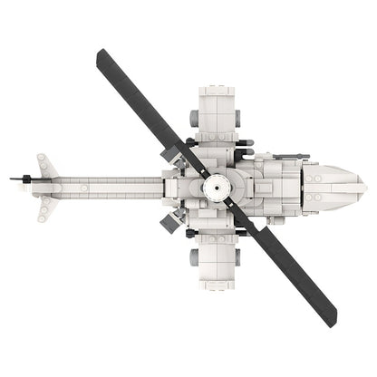 AHQ-1C Artar Futuristic UAV Attack Helicopter MOC Building Kit - 3