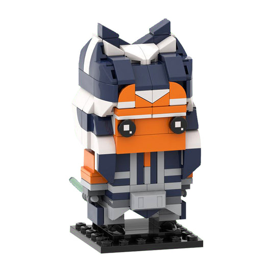 ahsoka tano moc brickheadz | star wars | moc-46440 - 5