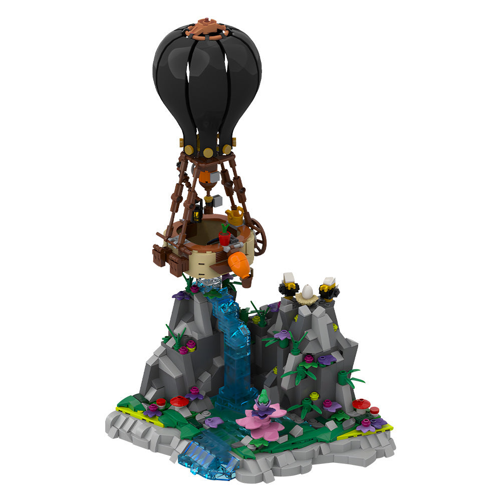 Air Balloon Diorama Building Kit | LEGO-Compatible MOC - 1