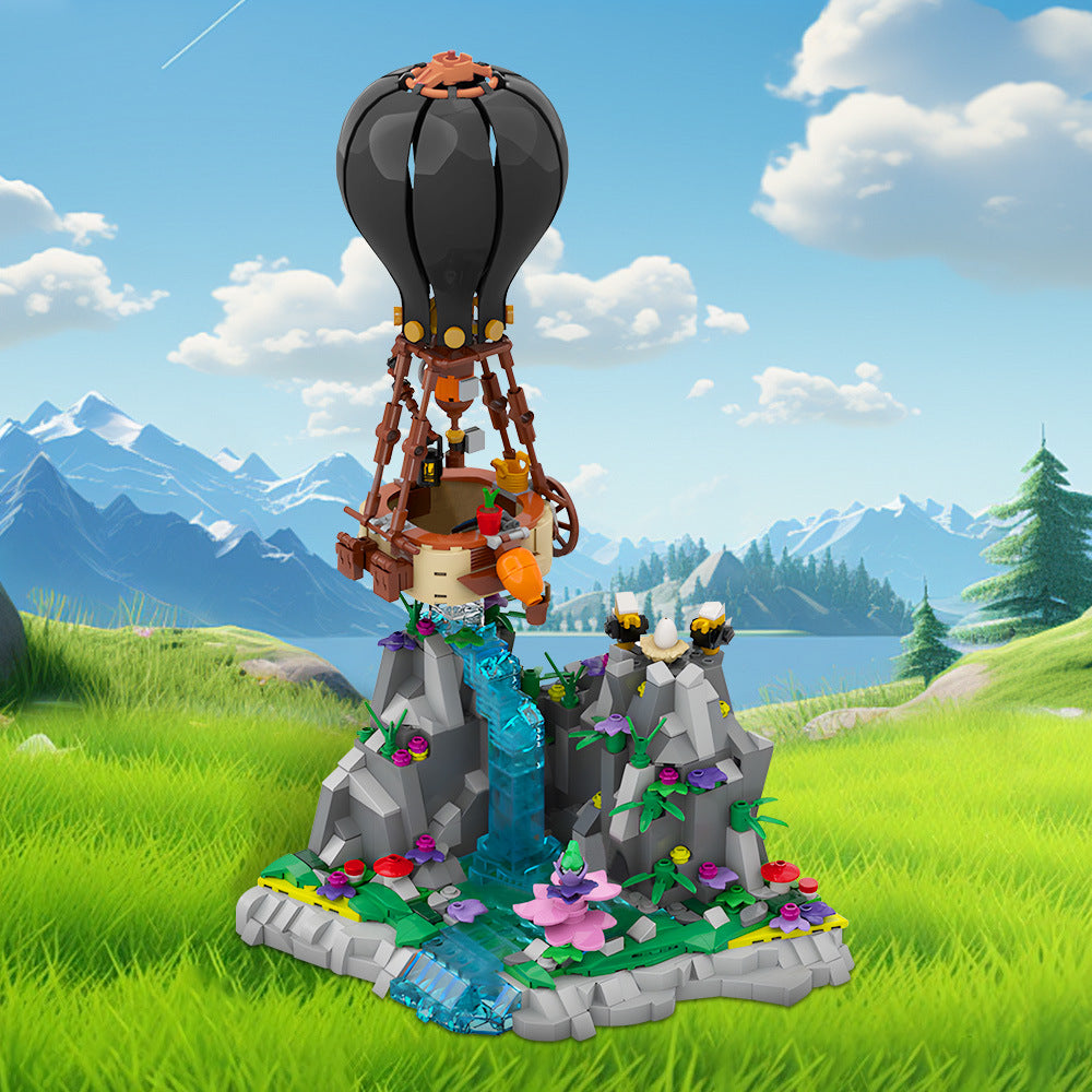Air Balloon Diorama Building Kit | LEGO-Compatible MOC - 2