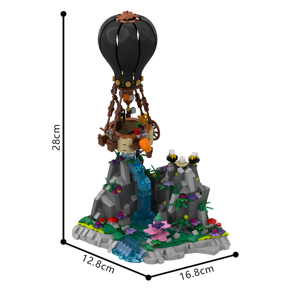 Air Balloon Diorama Building Kit | LEGO-Compatible MOC - 3