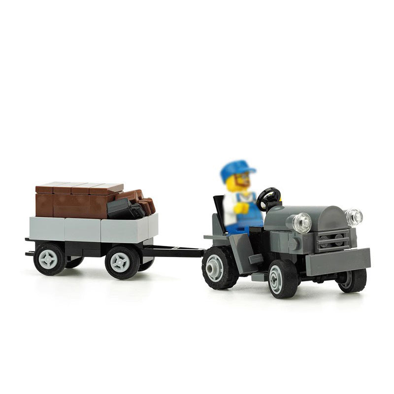 Aircraft Tow Tractor Building Kit | LEGO-Compatible MOC - 1