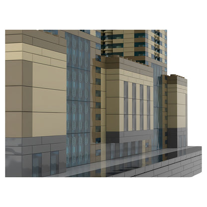 Al Kazim Towers Dubai 1:650 MOC Building Kit - 2