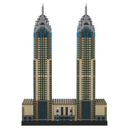 Al Kazim Towers Dubai 1:650 MOC Building Kit - 5
