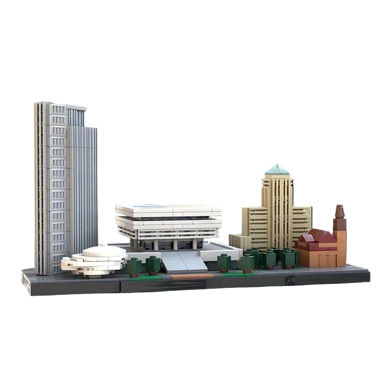 Albany Skyline Building Kit | LEGO-Compatible MOC - 2