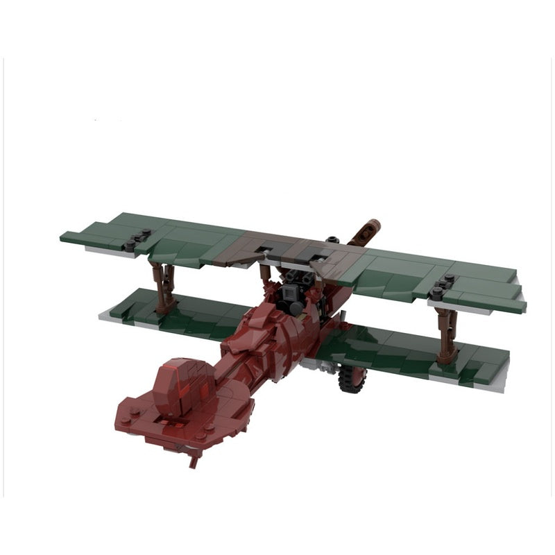 Albatros D.III WWI Biplane MOC Building Kit - 1